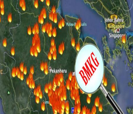 Ilustrasi hotspot di Provinsi Riau (foto/int)